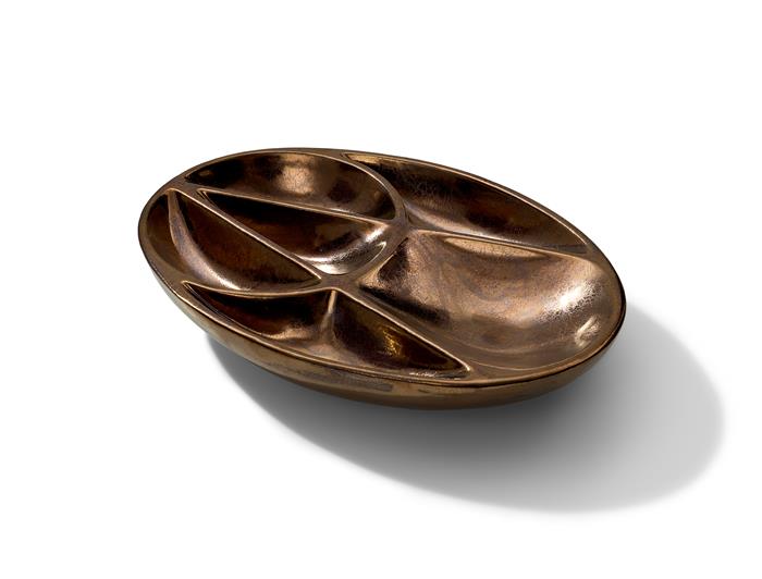 Artiscape Bowl Bronze Glazed Ceramic