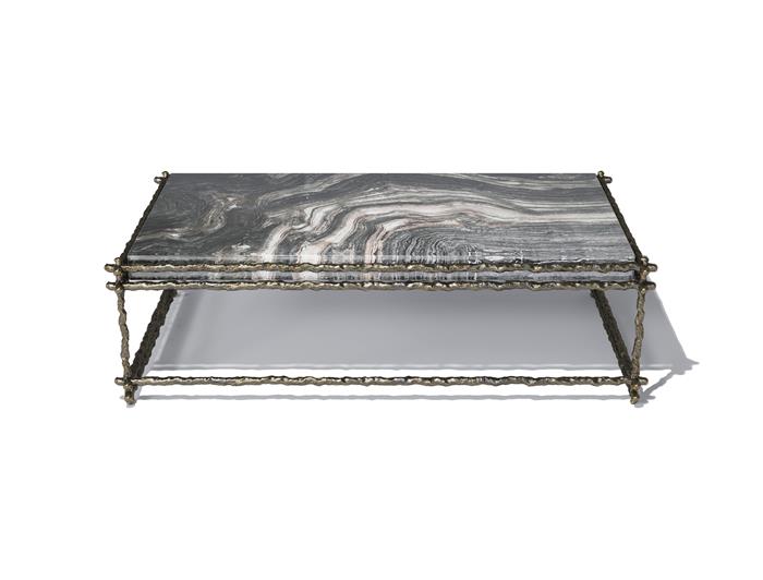 Draft Rectangle Coffee Table Dark Bronze