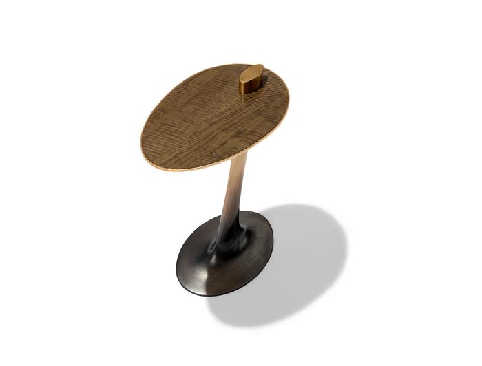 Surf Cocktail Table Dark Bronze To Natural Bronze Gradient