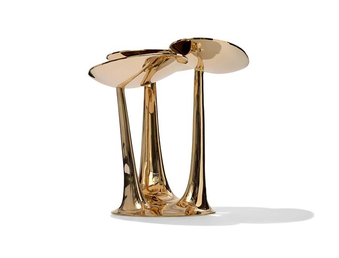 Lily Side Table Naturel Bronze