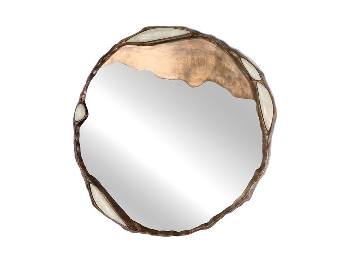 Ornate Mirror — Bronze