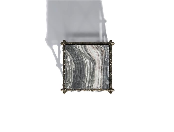 Draft Rectangle Coctail Table Dark Bronze