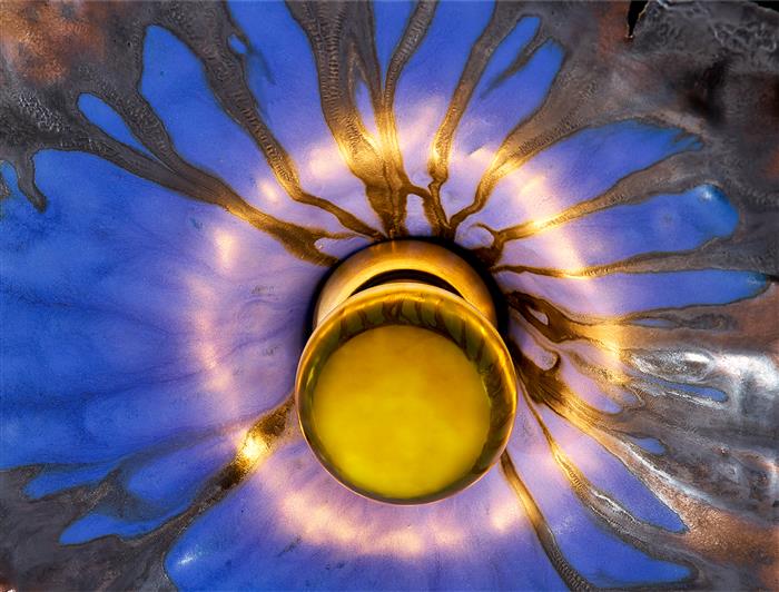 Bloom Light — Dark-Patinated Bronze / Ceramic