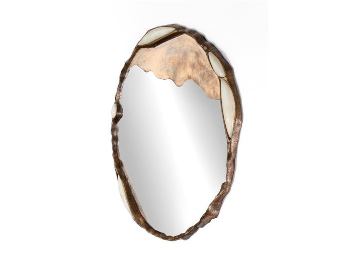 Ornate Mirror — Bronze