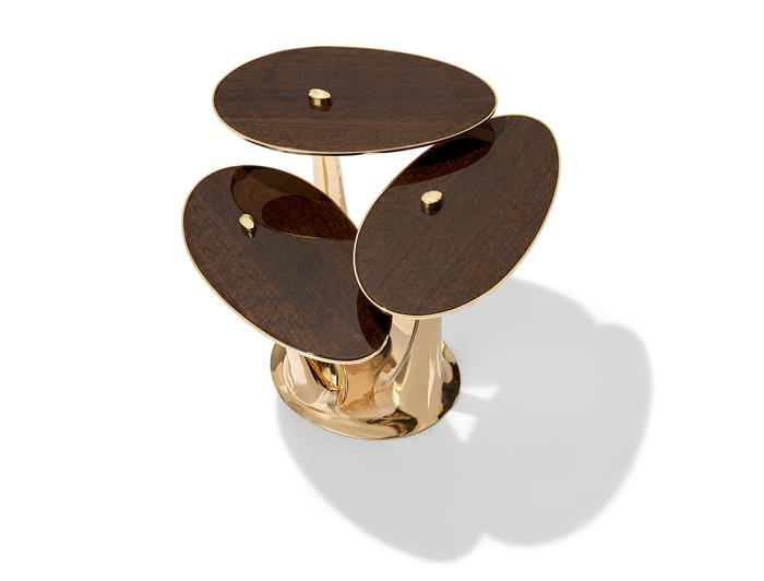 Lily Side Table Naturel Bronze