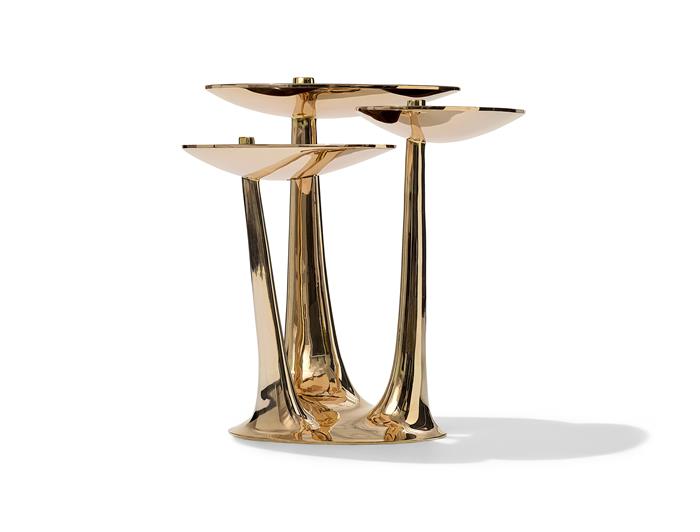 Lily Side Table Naturel Bronze