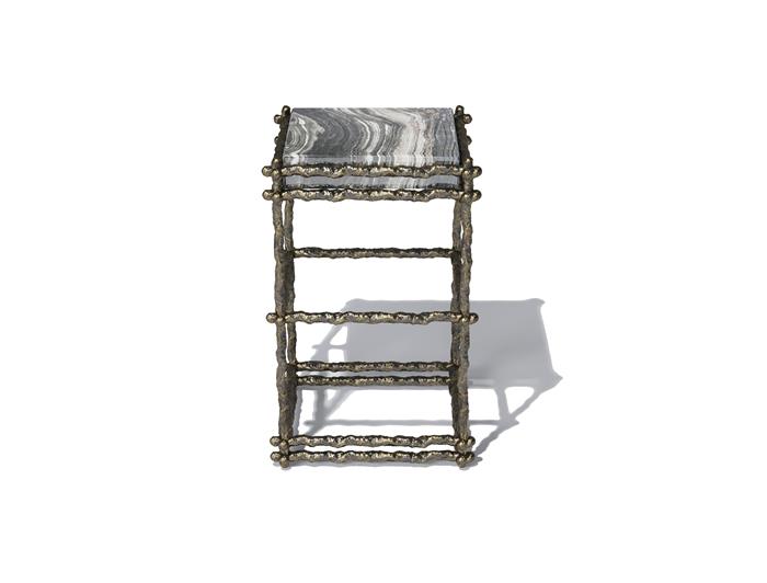 Draft Rectangle Coctail Table Dark Bronze