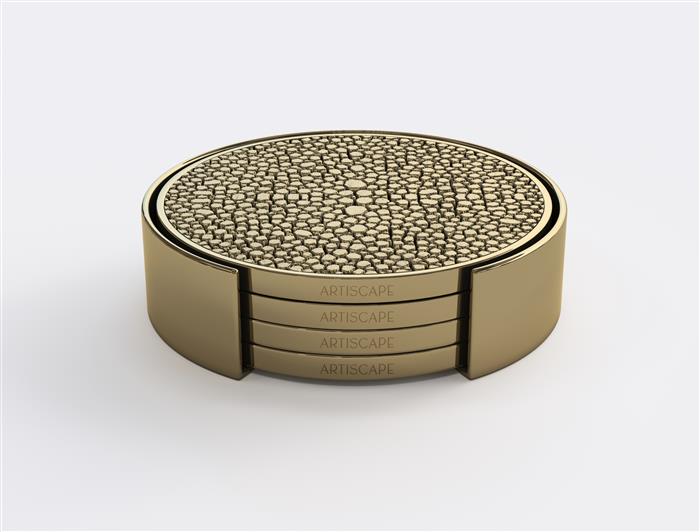 Bronze Shagreen Coaster