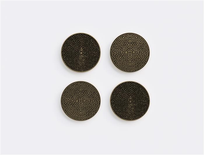 Bronze Shagreen Coaster