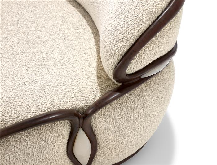 Cell Chair Aged Aluminum