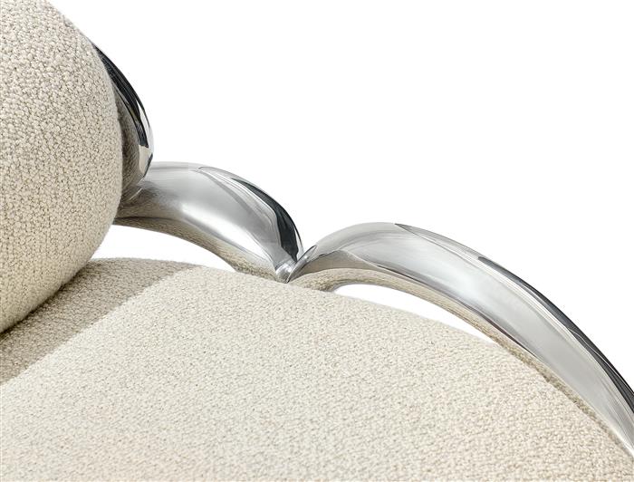 Cell Chair Polished Aluminum