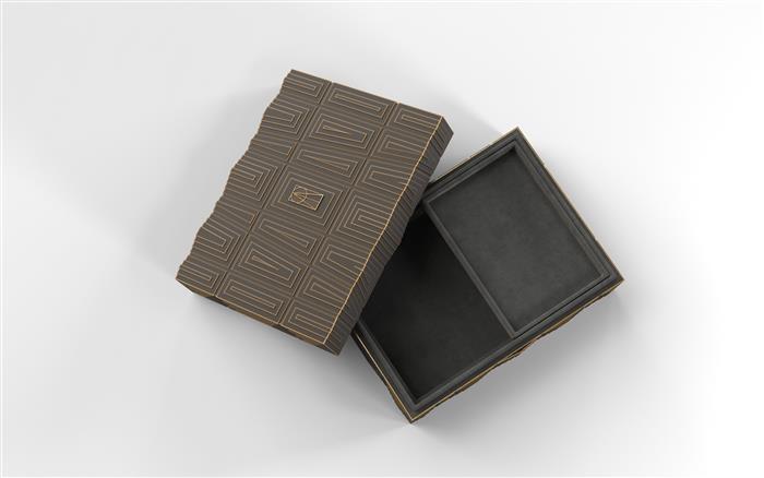 Dark Bronze Pyramid Box