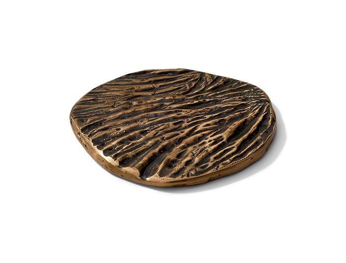 Erosion Coaster Aged Bronze