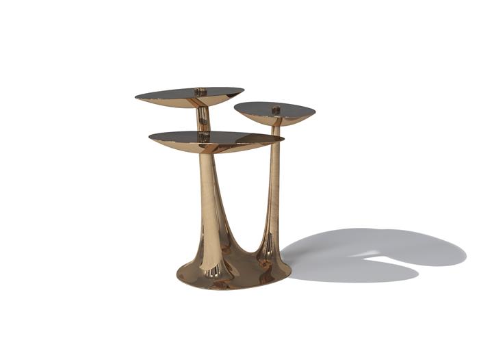 Lily Side Table Naturel Bronze