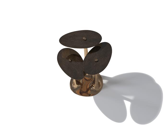 Lily Side Table Naturel Bronze