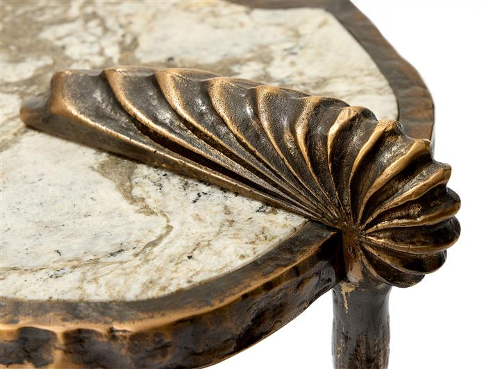Nautilus Cocktail Table Aged Bronze Zeugma