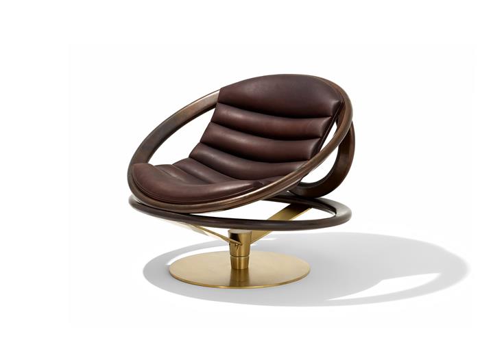 Ring Chair — Oxidized Aluminum