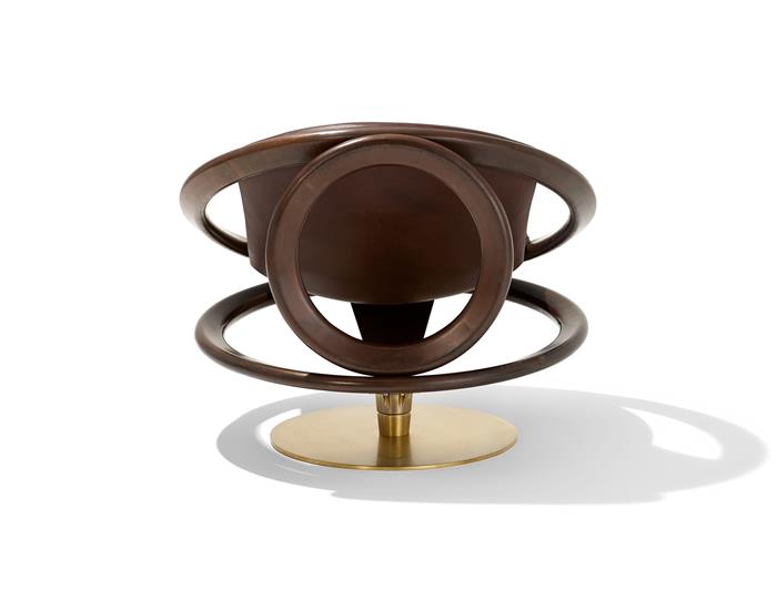 Ring Chair — Oxidized Aluminum