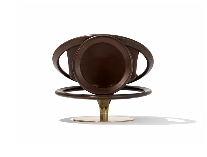 Ring Chair — Oxidized Aluminum