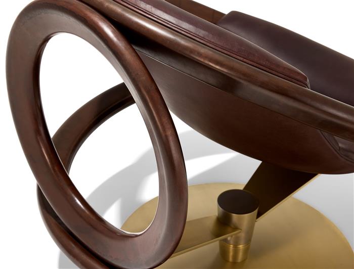 Ring Chair — Oxidized Aluminum