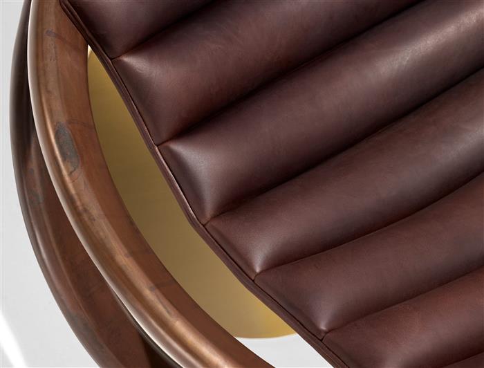 Ring Chair — Oxidized Aluminum
