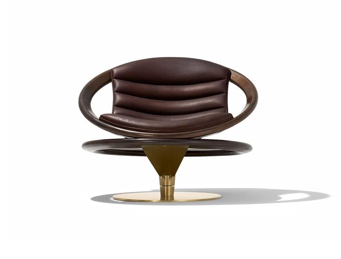 Ring Chair — Oxidized Aluminum