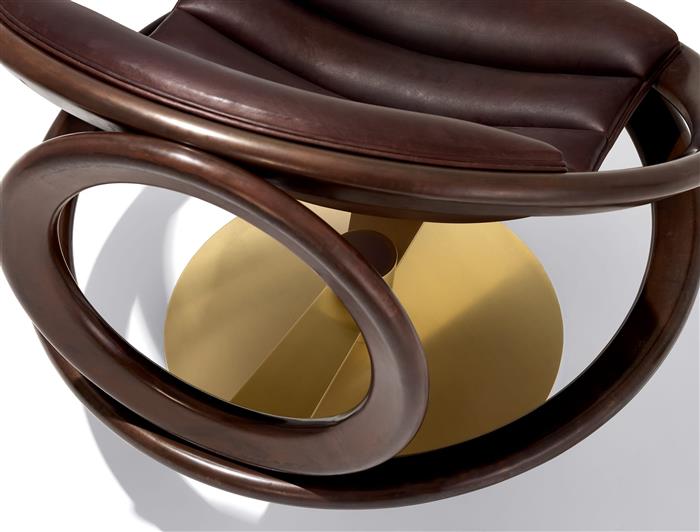 Ring Chair — Oxidized Aluminum