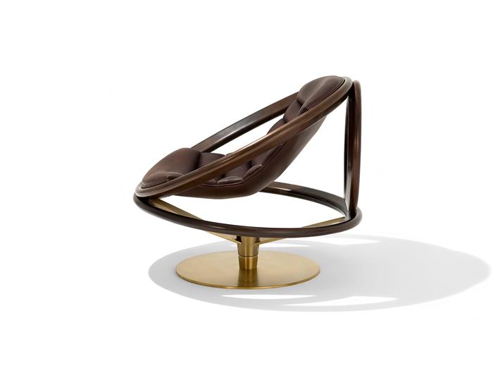 Ring Chair — Oxidized Aluminum