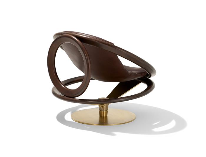 Ring Chair — Oxidized Aluminum