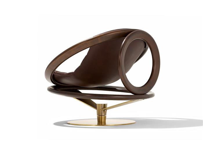 Ring Chair — Oxidized Aluminum