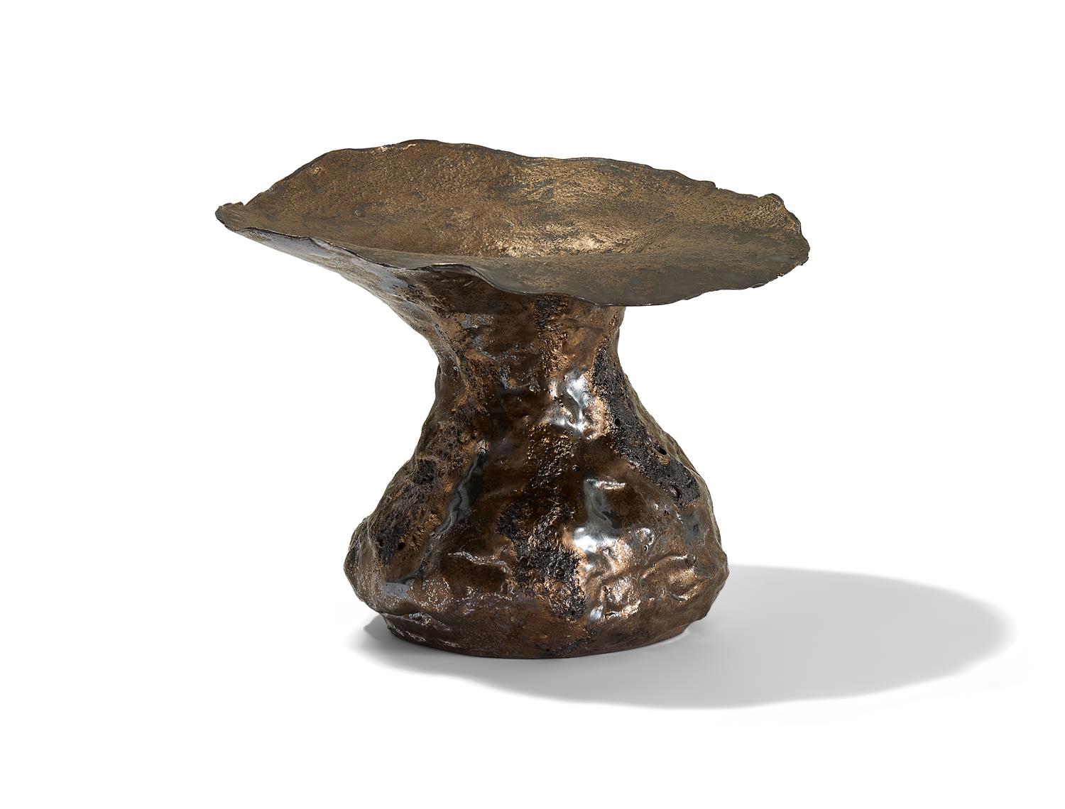 Bronze Glazed Ceramic Vessel 1