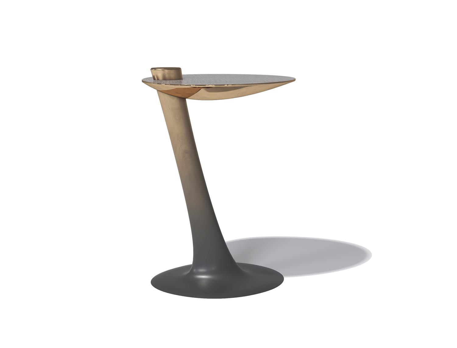 Surf Cocktail Table Dark Bronze To Natural Bronze Gradient