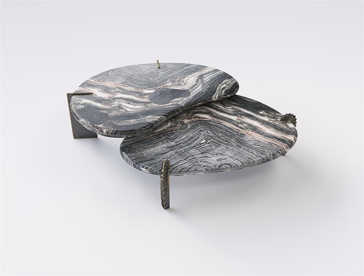 Nautilus Coffee Table Dark Bronze