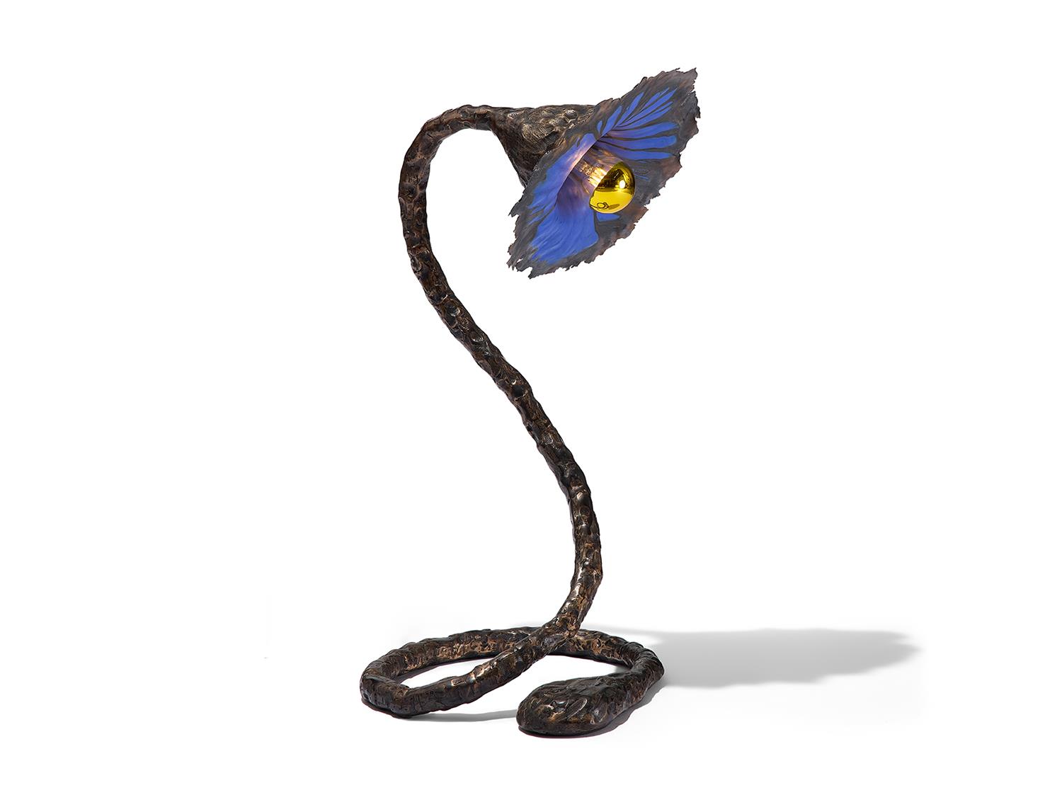 Bloom Light — Dark-Patinated Bronze / Ceramic