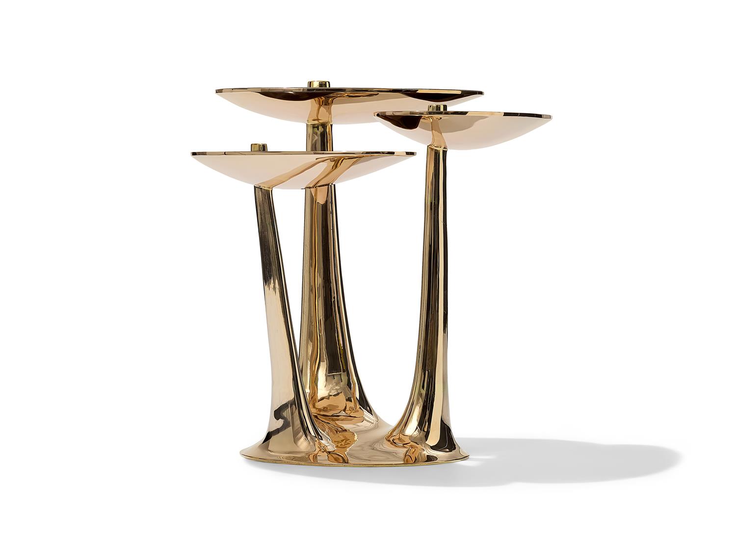 Lily Side Table Naturel Bronze