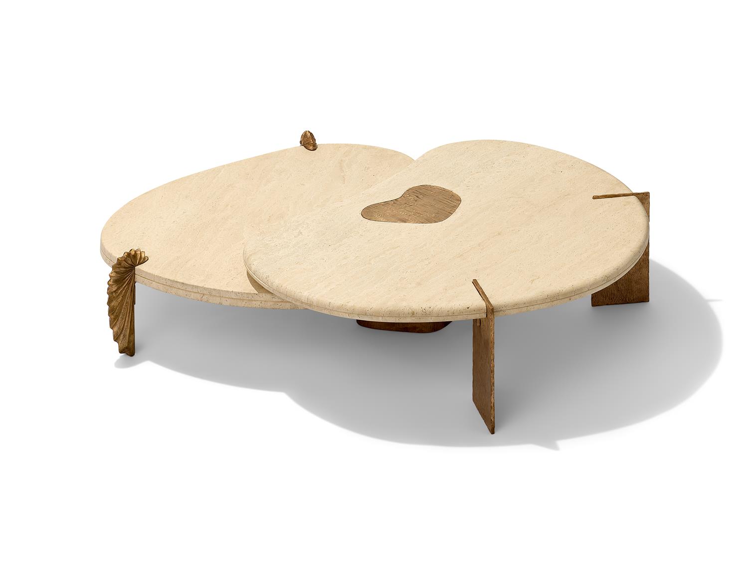 Nautilus Coffee Table Natural Bronze