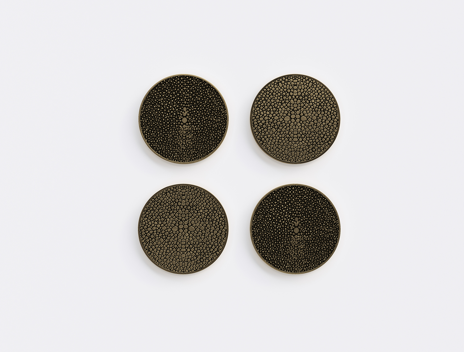 Bronze Shagreen Coaster