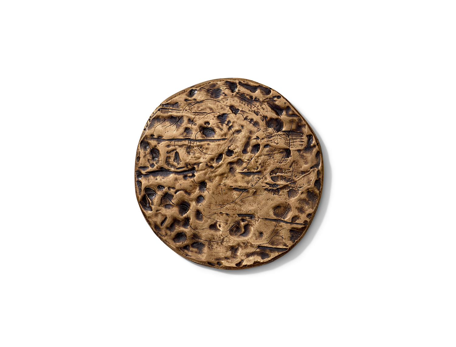 Molten Coaster Aged Bronze
