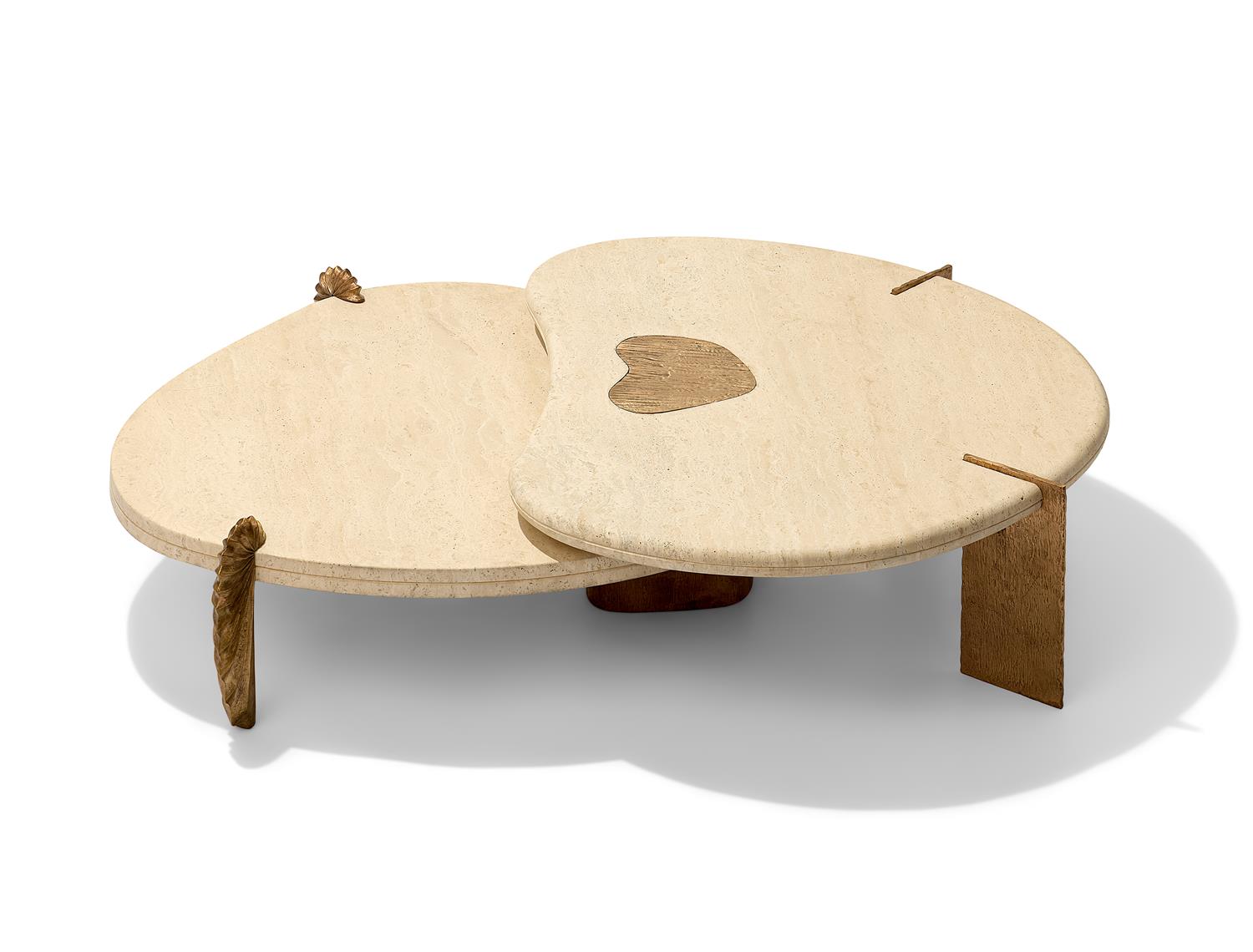 Nautilus Coffee Table Natural Bronze